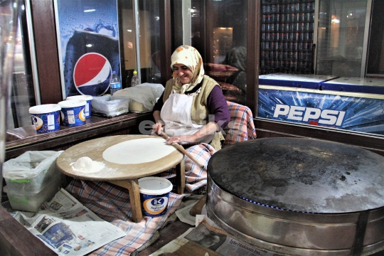 A female baker 