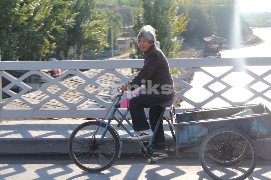 Bicycle riding