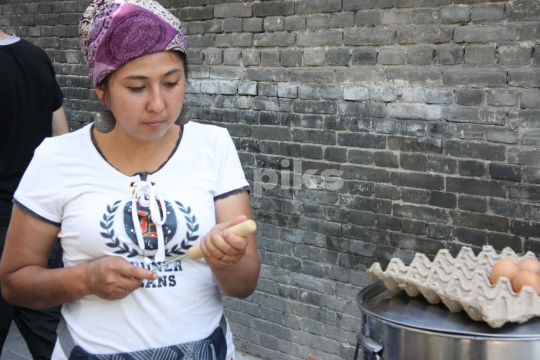 Chinese Uighur woman