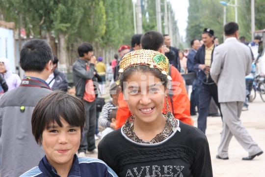 Chinese Uighurs in Xinjiang