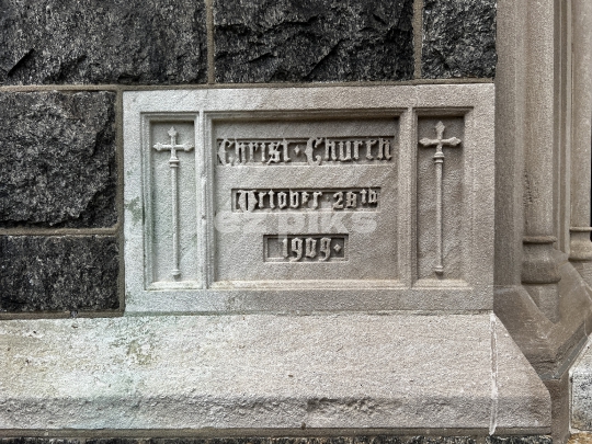 Engraved marble