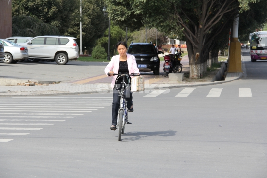 Female Bicycler