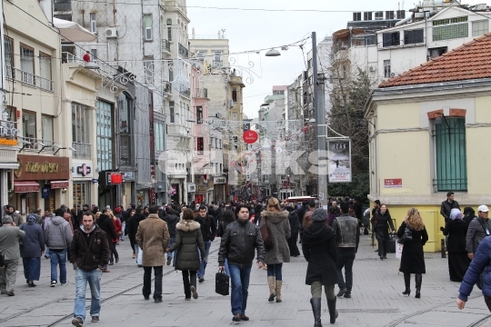 Istiklal Street from Taksim