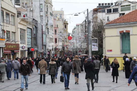 Istiklal Street from Taksim