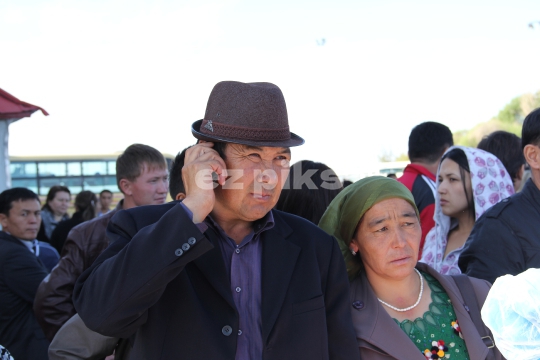 Kazakh travelers