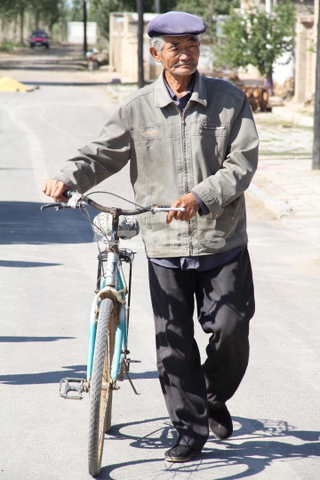 Man and Bicycle