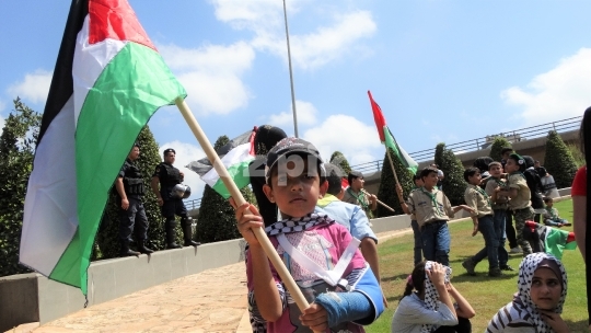 Palestinian Protestors in Beirut