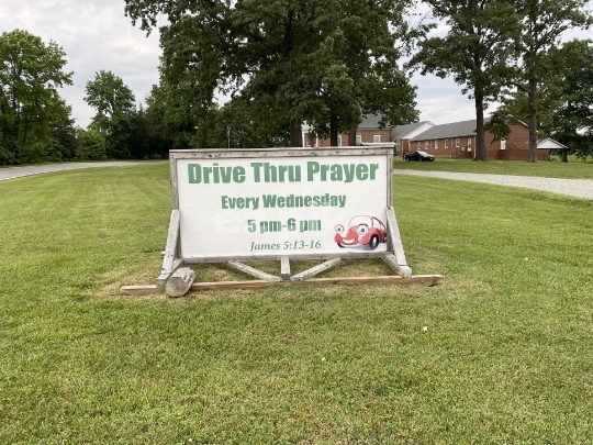 Prayer Invitation Sign