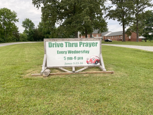 Prayer Invitation Sign