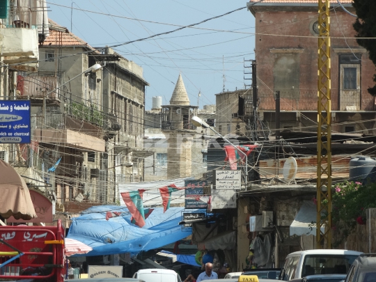 Sidon Souk area