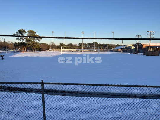Snow Covered Stadium 