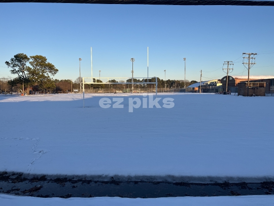 Snow Covered Stadium 